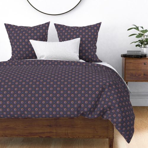 Ditsy Whimsical Aries Dot Mandala Diamond Tile