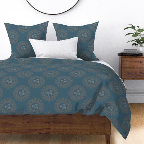 Medium Tapestry Mocha Rococo Pantone Subtle Contrasts Polka Dot Mandala