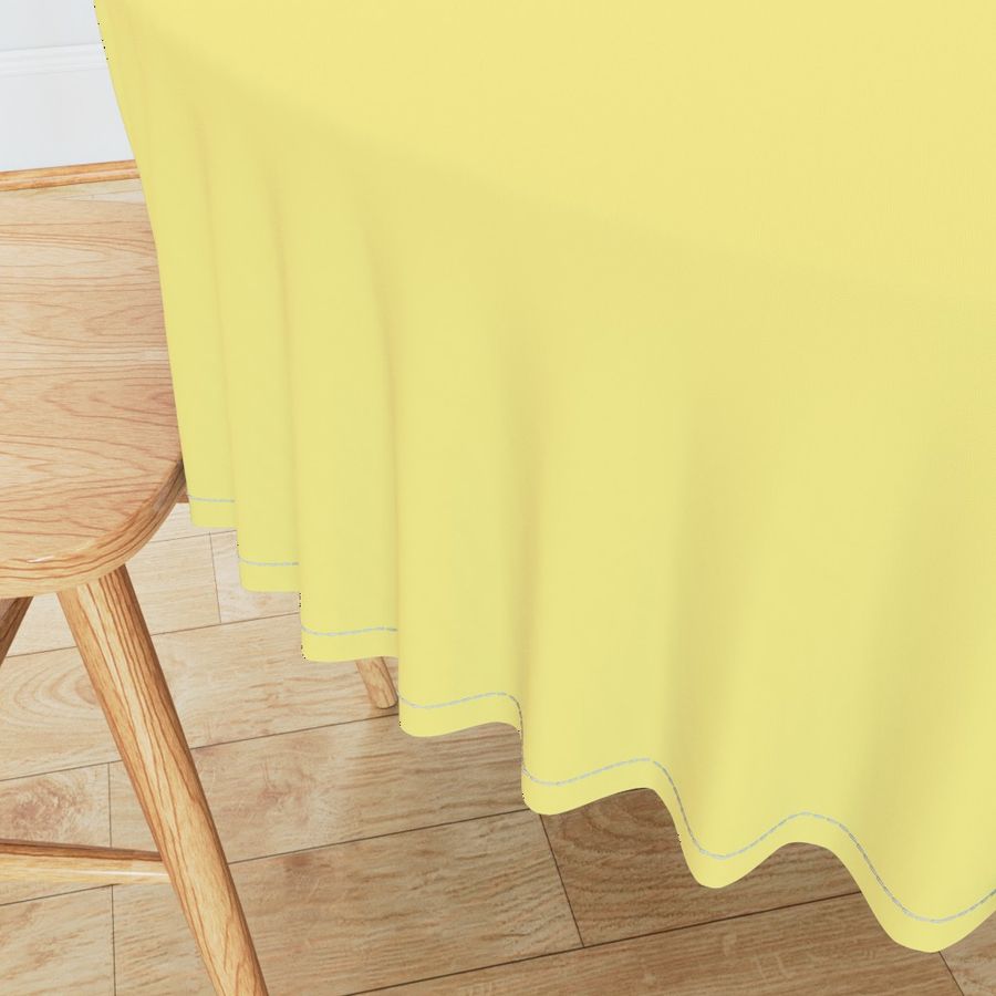 Pastel Yellow Whimsical Aries Matching Solid
