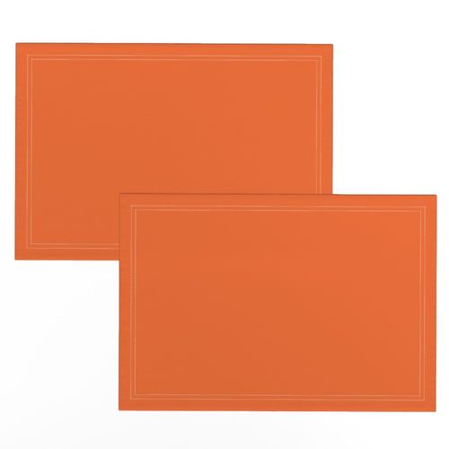 Deep Carrot Orange Vintage Wilderness Matching Solid