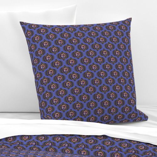 Ditsy Whimsical Aries Dot Mandala Mid Mod Ogee