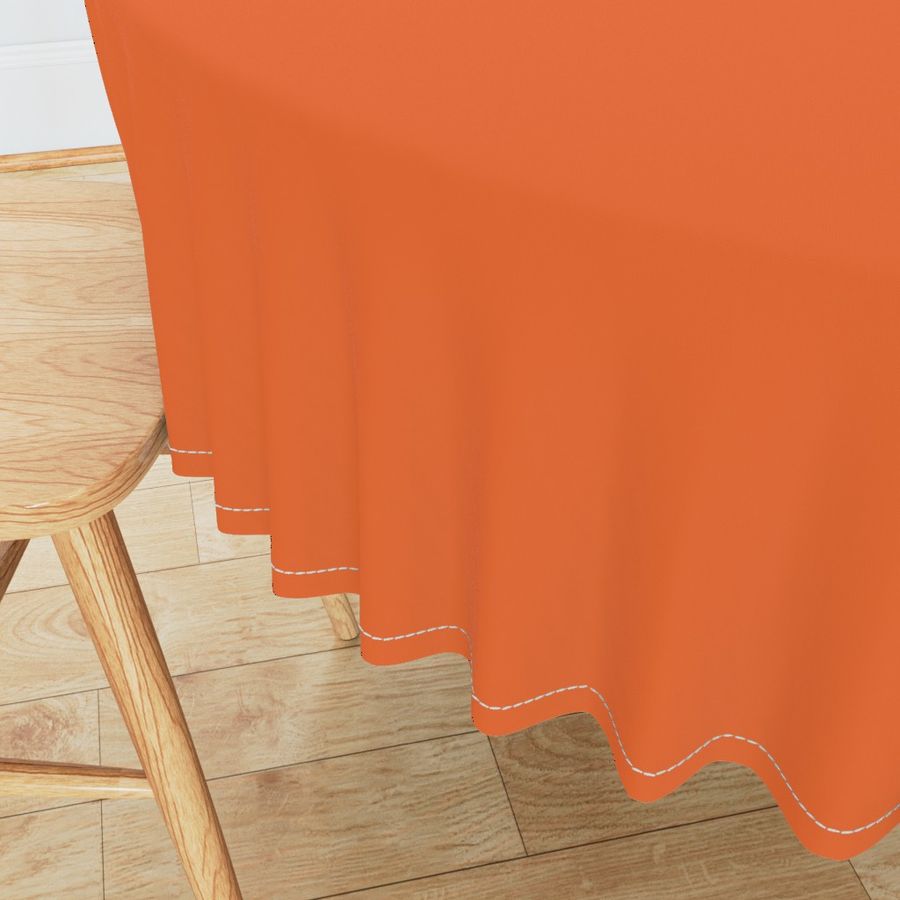 Deep Carrot Orange Vintage Wilderness Matching Solid