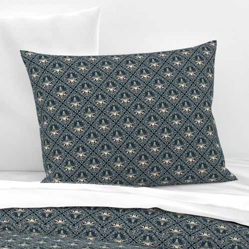 Ditsy Star Of Wonder Dot Mandala Diamond Tile