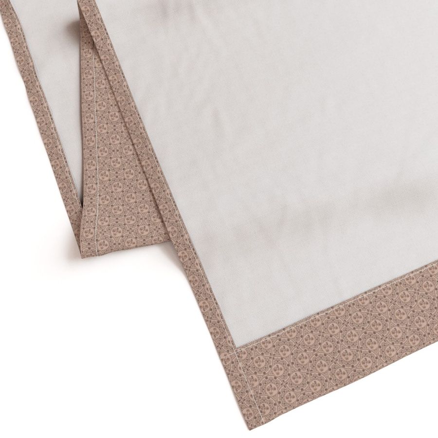 Ditsy Mocha Rococo Revival Pantone Relaxed Elegance Art Deco Fans