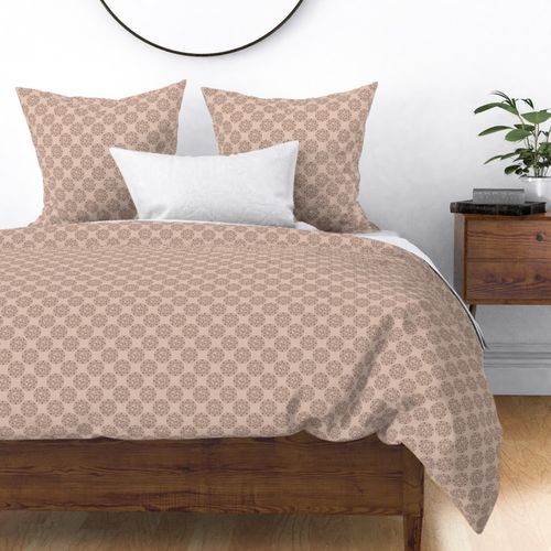 Ditsy Mocha Rococo Revival Pantone Relaxed Elegance Polka Dot Mandala