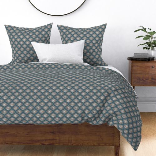 Ditsy Abstract Accent Pantone Subtle Contrasts Dot Mandala Ogee Damask