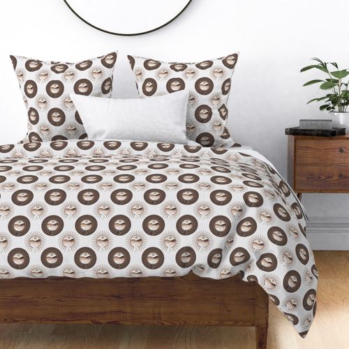 Small Pantone Relaxed Elegance Minimalist Landscape Polka Dot Mandala