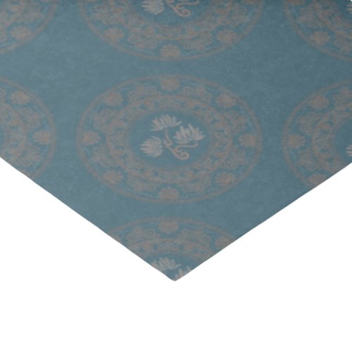 Golden Tapestry Rococo Classic Polka Dot Mandala Tissue Paper