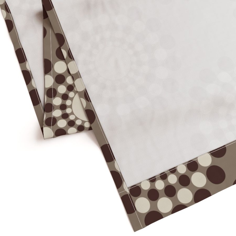24” Chocolate Drops Night Swim and Molasses Polka Dot - Large