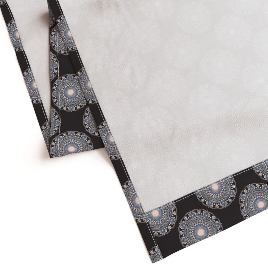 6” Ornate Apricot Serenity Polka Dot Mandala - Small