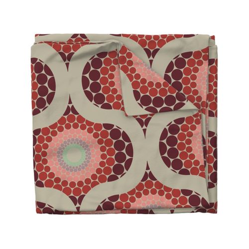 24” Radiant Fashion Week Dot Mandala Retro Ogee - Large