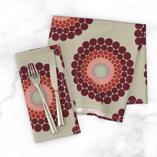 12” Radiant Fashion Week Polka Dot Mandala - Medium