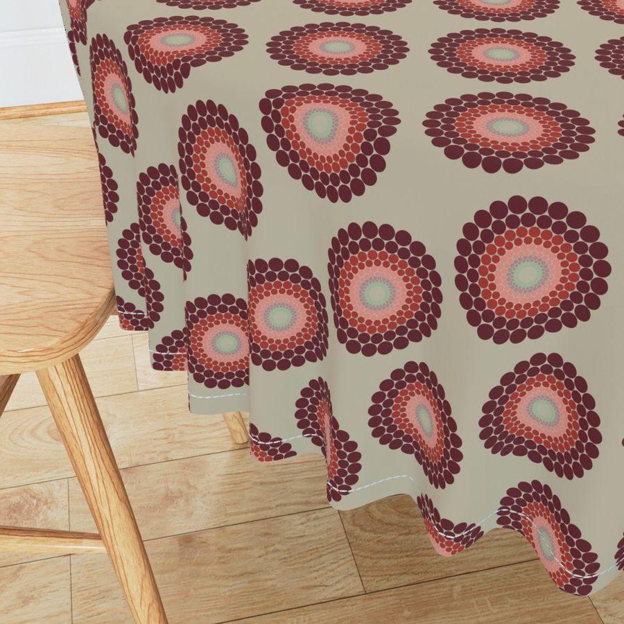 6” Radiant Fashion Week Polka Dot Mandala - Small