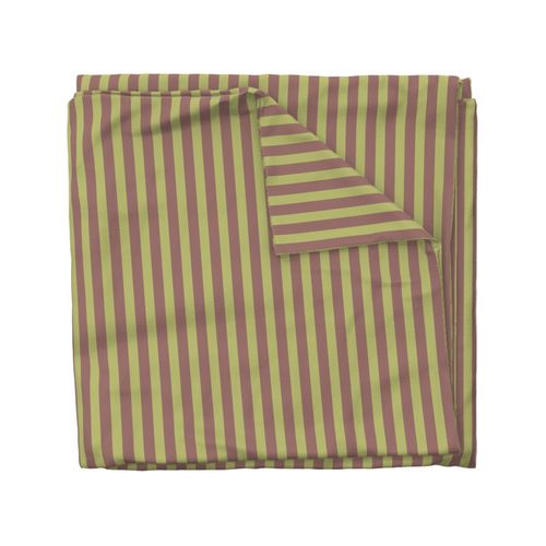 Geometric Warm Neutrals Burlwood And Green Banana Vertical Stripes