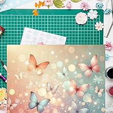 Spring Bokeh Scrapbook Paper, Junk Journal and Paper Craft Pad