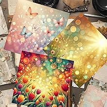 Spring Bokeh Scrapbook Paper, Junk Journal and Paper Craft Pad