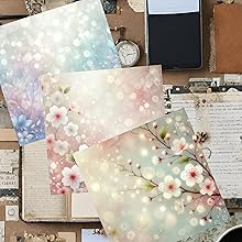 Spring Bokeh Scrapbook Paper, Junk Journal and Paper Craft Pad