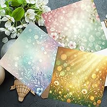 Spring Bokeh Scrapbook Paper, Junk Journal and Paper Craft Pad
