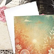 Spring Distressed Ink Scrapbook Paper, Junk Journal and Paper Craft Pad