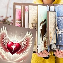 Colorful Christian Valentine Hearts Scrapbook Paper, Junk Journal and Paper Craft Pad