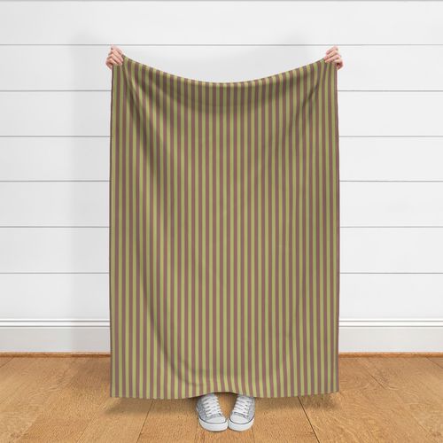 Geometric Warm Neutrals Burlwood And Green Banana Vertical Stripes