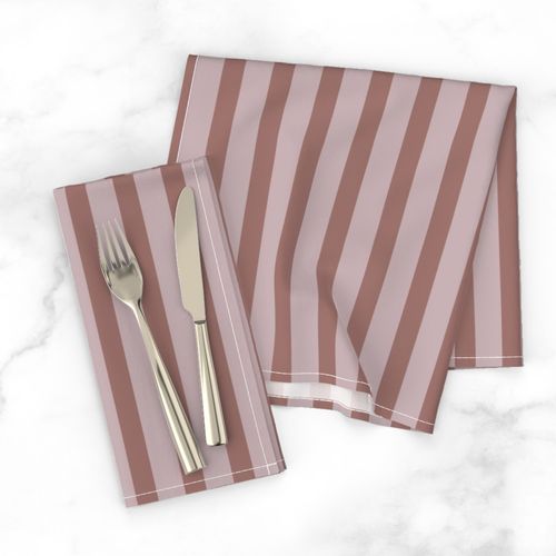 Geometric Warm Neutrals Burlwood And Burnished Lilac Vertical Stripes