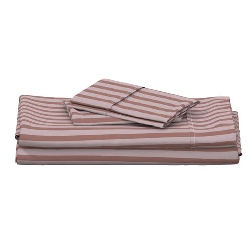 Geometric Warm Neutrals Burlwood And Burnished Lilac Vertical Stripes