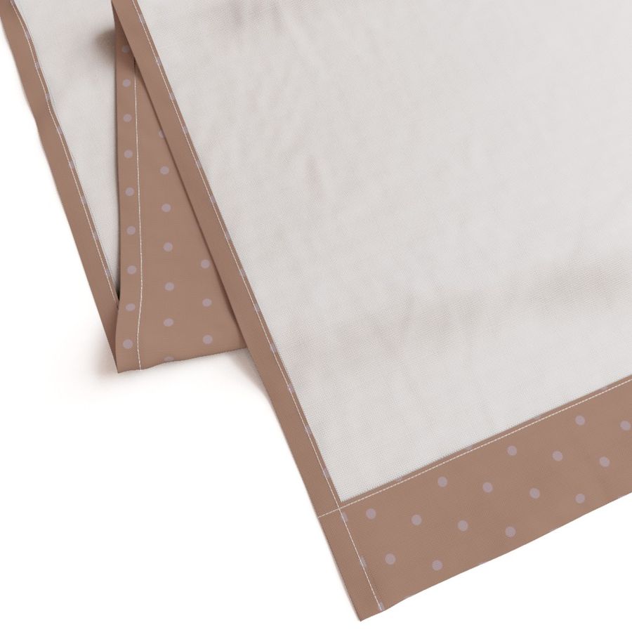 Geometric Warm Neutrals Burnished Lilac Polka Dots On Tuscany
