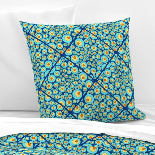 Medium Starry Night On Sea Doodle Diamond Tile