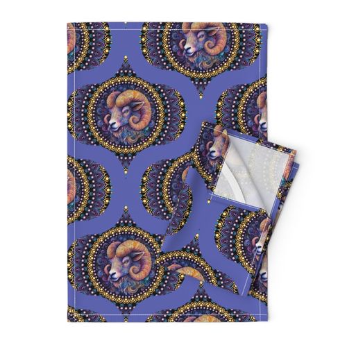 Medium Whimsical Aries Dot Mandala Mid Mod Ogee