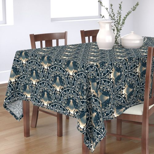 Medium Star Of Wonder Dot Mandala Art Deco Scallops