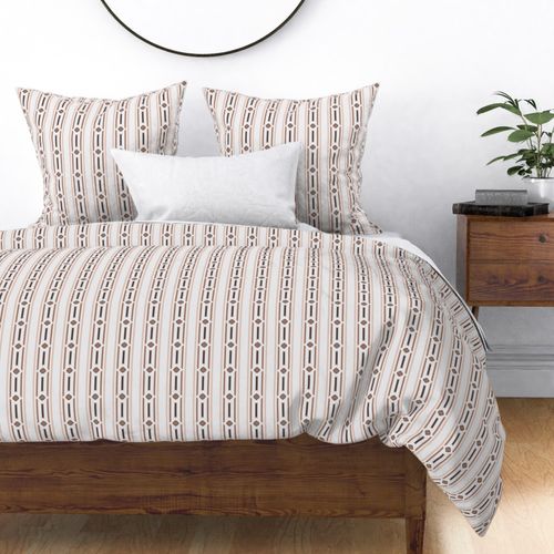 Pantone Relaxed Elegance Modern Minimalist Earth Tone Vertical Stripes