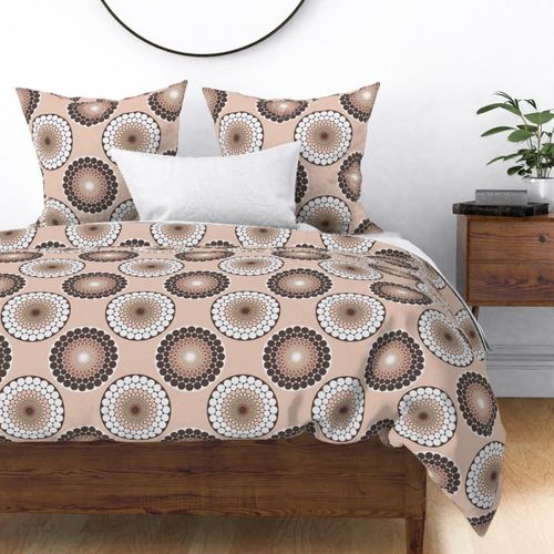 Medium Radiant Gradient Pantone Relaxed Elegance Classic Polka Dot Mandala