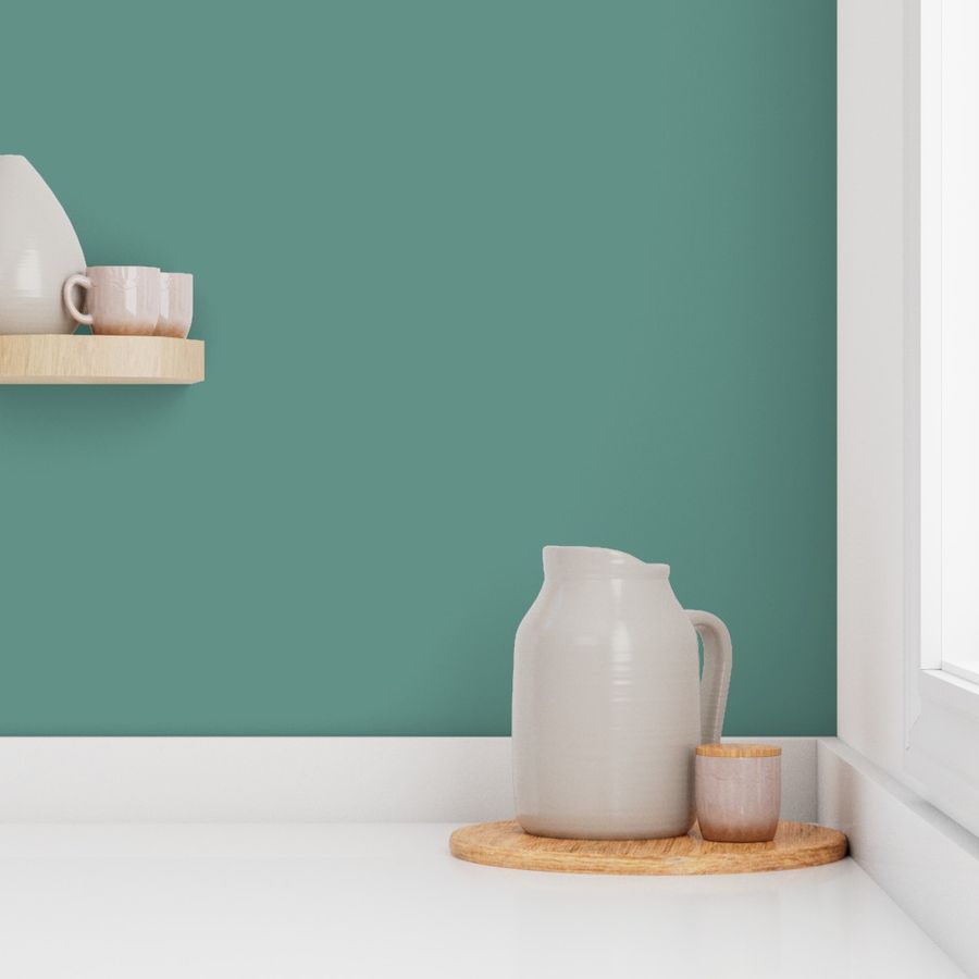 Pantone Beryl Green - Sage And Sand - Collection Solid - Hex 619187