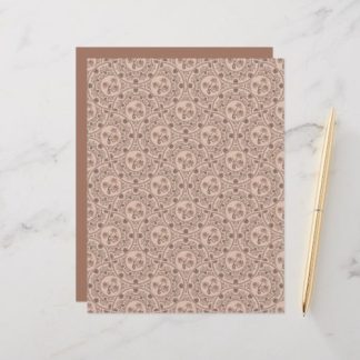 Mocha Rococo Revival Mandala Deco Fans Scrapbook