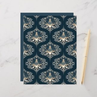Nativity Star of Wonder Mandala Mid Century Ogee