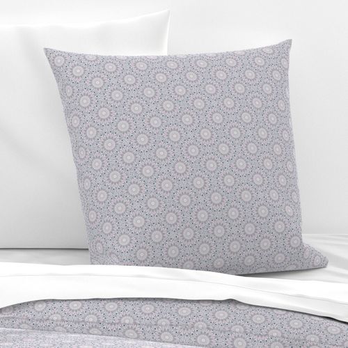 Small Pantone Intangible Sunlit Snowflake Mandala Tessellated Ogee Fans