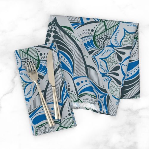 24” Ultra Steady Mandala Grey Diamond Tile - Large