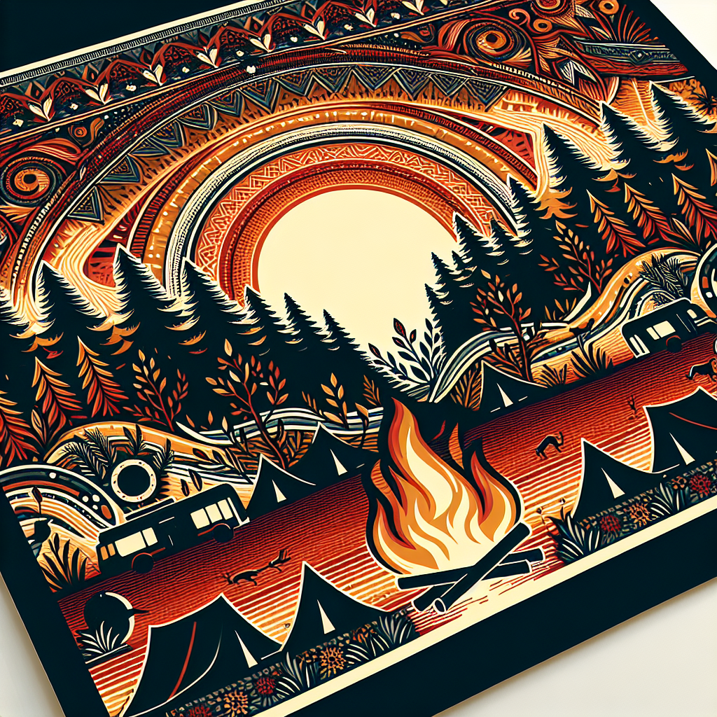 Camping pattern