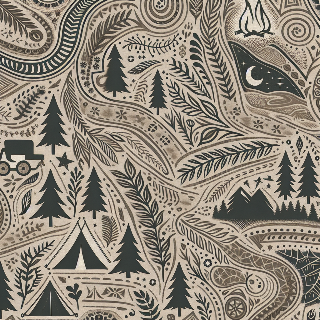 Camping pattern