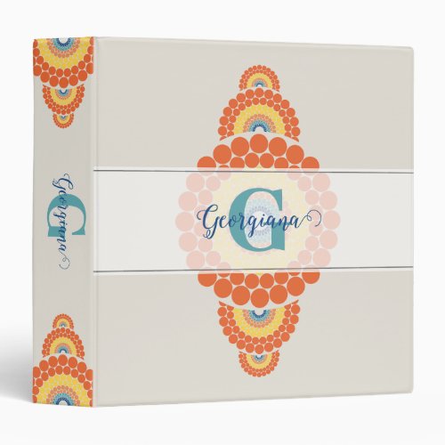 Monogram Radiant Aegean Summer Ornamental Mandala